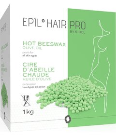 Sibel Hot Beeswax Olive Oil depilační vosk 1000g, na všechny typy pokožky
