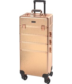 Sibel Rose Gold kadeřnický kufřík s kolečky