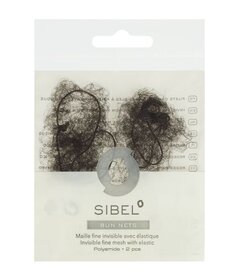 2ks síťka na drdol tmavě hnědá