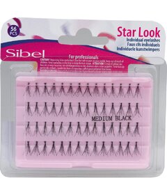 Sibel STAR LOOK 56ks jednotlivé řasy M 9mm