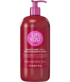 Inebrya Up To You Liss 2v1 kondicionér a maska na krepovité vlasy 1000ml