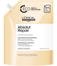 L'Oréal Professionnel Absolut Repair šampon na poškozené vlasy 1500ml, náhradní náplň