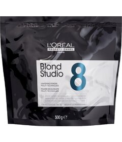 L'Oréal Professionnel Blond Studio 8 zesvětlující prášek melír na vlasy 500g, náplň