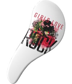 Sibel D-Meli-Melo Girls Love Rock kartáč na rozčesávání vlasů, bílý