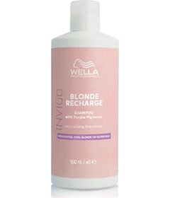 Wella Professionals Invigo Blonde Recharge fialový šampon na blond vlasy 500ml