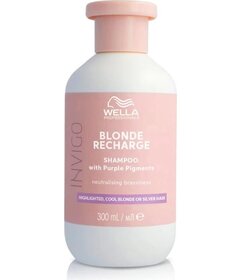 Wella Professionals Invigo Blonde Recharge fialový šampon na blond vlasy 300ml