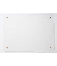 Plexi ochrana na nohy, stěna