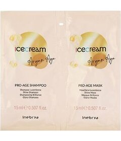 Inebrya Ice Cream Argan Age Pro-Age šampon 15ml + maska 15ml