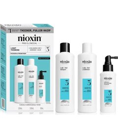 Nioxin System 3 Trial Kit sada na zahuštění vlasů pro mírně řídnoucí barvené vlasy