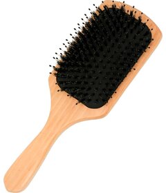 My-She Scalpaddle Wood masážní kartáč na vlasy