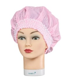 Sibel elastická čepice do koupele, růžová