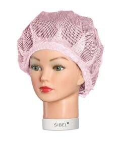 Sibel 1ks síťka na noc se šňůrkou, růžová