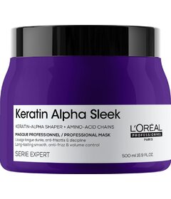 L'Oréal Professionnel Keratin Alpha Sleek uhlazující maska na krepaté vlasy 500ml