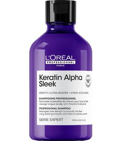 L'Oréal Professionnel Keratin Alpha Sleek uhlazující šampon na krepaté vlasy 300ml