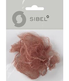 Sibel Hair Nets 2ks síťka na vlasy, kaštanově hnědá