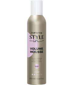 Inebrya Style-In Volume Mousse objemové pěnové tužidlo na vlasy 400ml