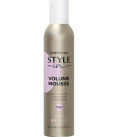 Inebrya Style-In Volume Mousse objemové pěnové tužidlo na vlasy 400ml