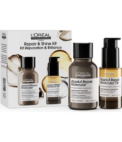 L'Oréal Professionnel Absolut Repair Molecular Repair & Shine Kit šampon 100ml + olej 30ml