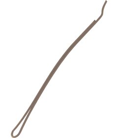 Sibel STRAIGHT 24ks sponky do vlasů 70mm, hnědé