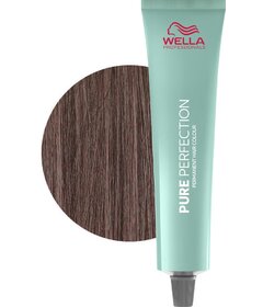 Wella Professionals Pure Perfection Warm permanentní barva na vlasy bez amoniaku 4/7 60ml