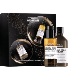 L'Oréal Professionnel Absolut Repair Molecular Duo dárková sada na poškozené vlasy