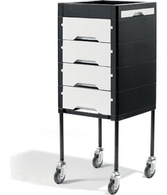 Manipulační vozík Secret, černobílý