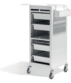 Manipulační vozík Discrete bílý