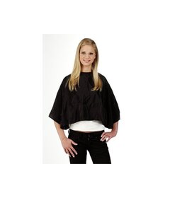 Sibel FLEXI CAPE pláštěnka na suchý zip, černá