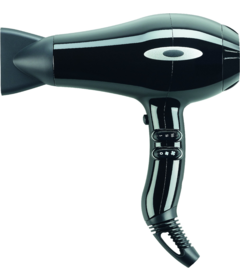 Ultron IMPACT IONIC 4000 fén na vlasy 2100W, lesklá černá