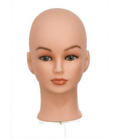 Cvičná hlava LUXE, bez vlasů