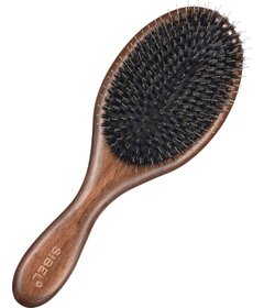 Sibel DECOPAD dřevěný kartáč na vlasy L, divočák+nylon