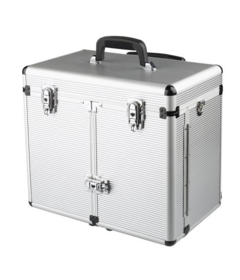 Sibel WINDOWS Alu kufřík 43x27x34cm, strieborný