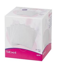 Sibel 100ks 4 vrstvové kozmetické utierky 10x10cm