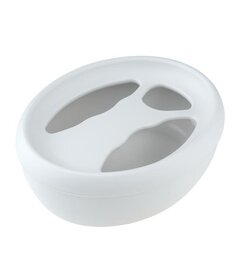 Sibel oválná miska na manikúru, bílá