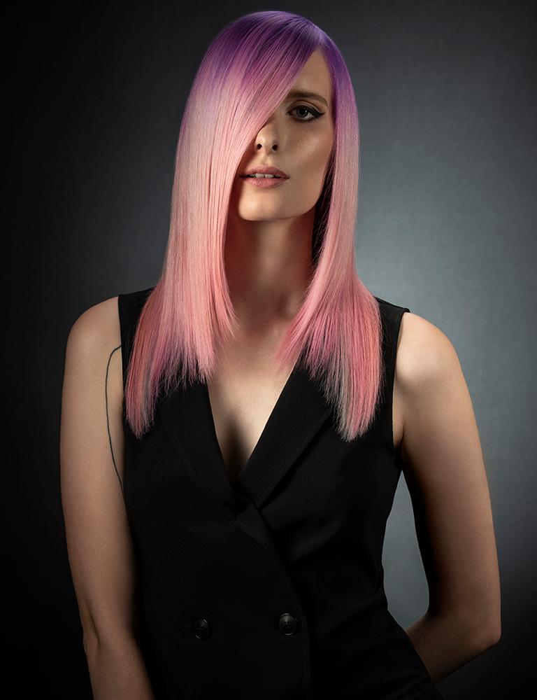 Pastelová barva na vlasy